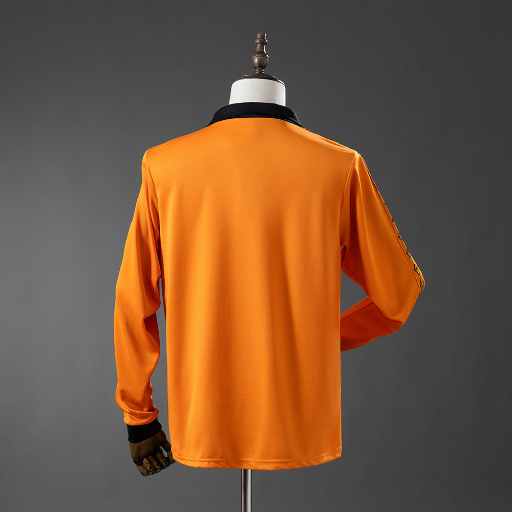 1º EQUIPACION WOLVES 80/81 MANGA LARGA (RÉPLICA)