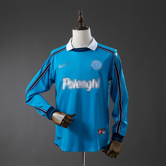 1º EQUIPACIÓN NAPOLÉS 98/99 MANGA LARGA (RÉPLICA)