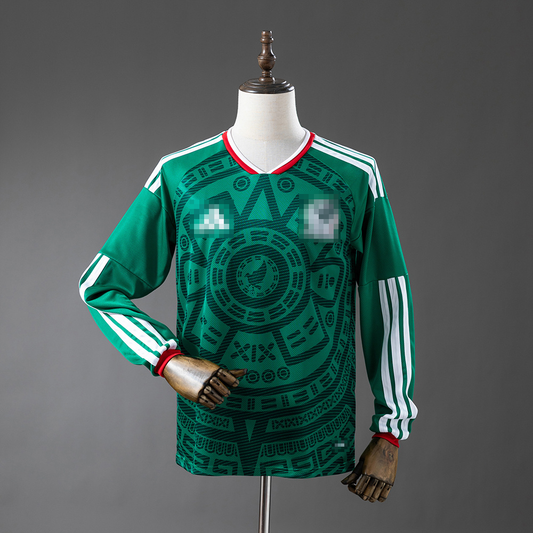 1ª EQUIPACIÓN MÉXICO MUNDIAL 2026 MANGA LARGA (RÉPLICA)