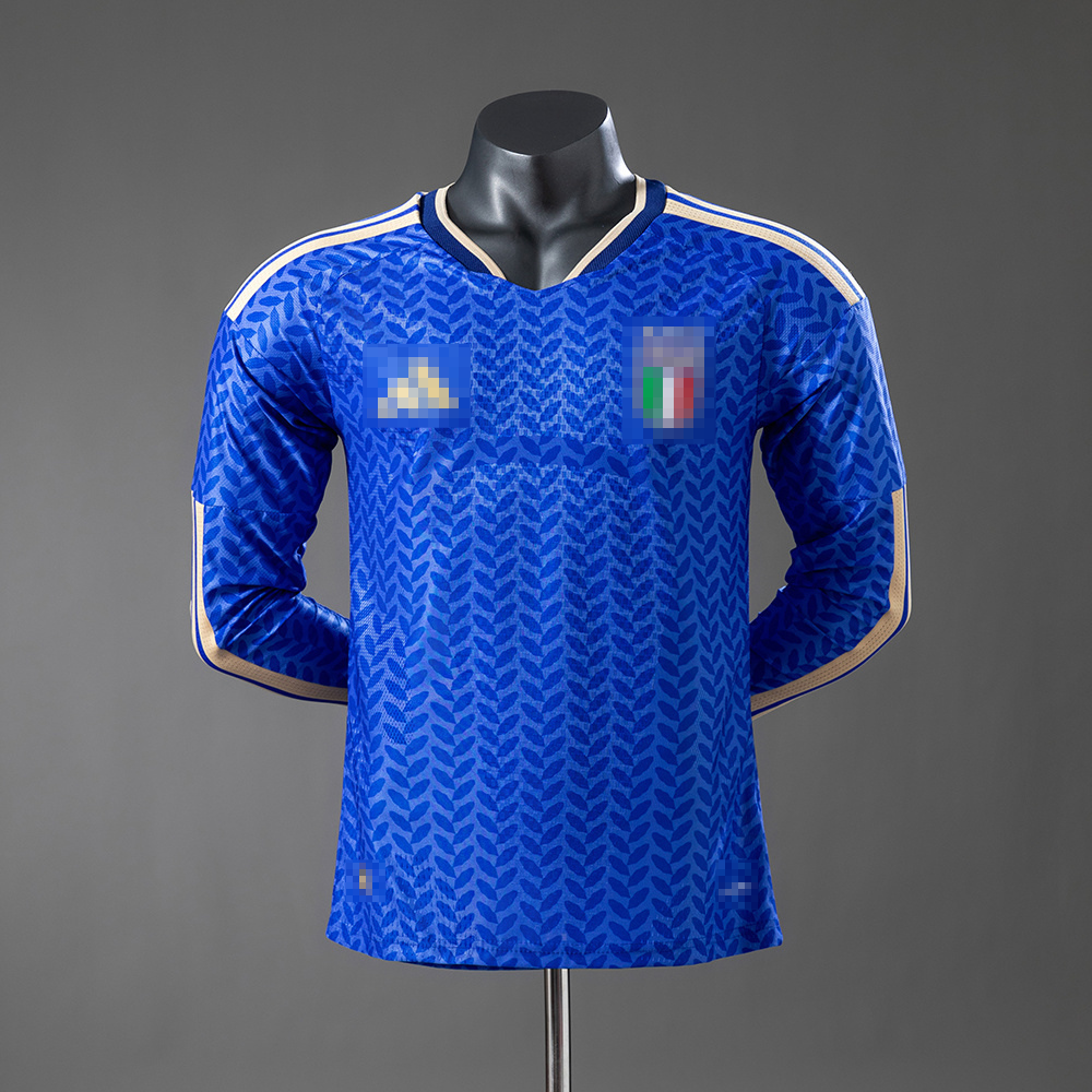 2ª EQUIPACIÓN ITALIA MUNDIAL 2026 VERSIÓN JUGADOR MANGA LARGA (RÉPLICA)